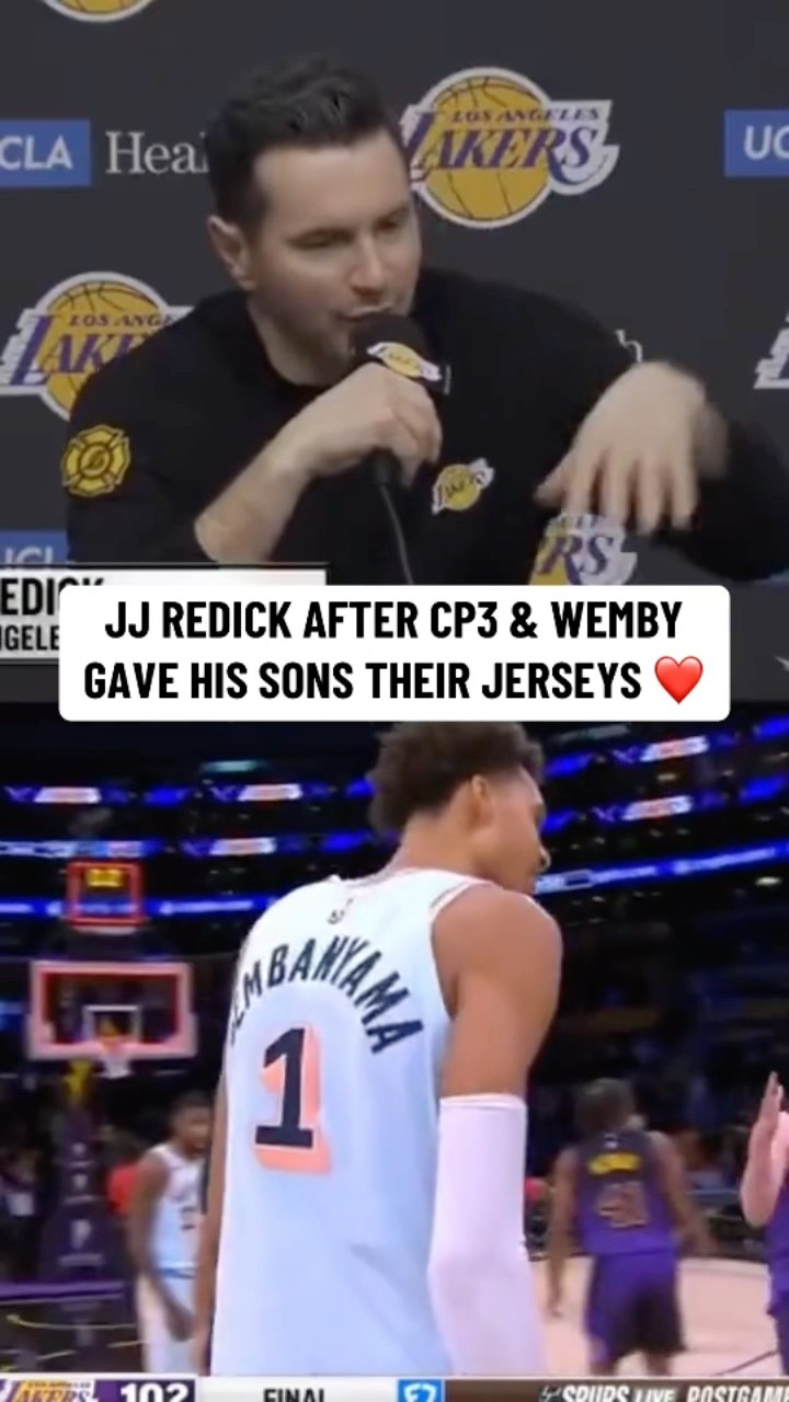 Special moment for JJ \u0026 his sons ??