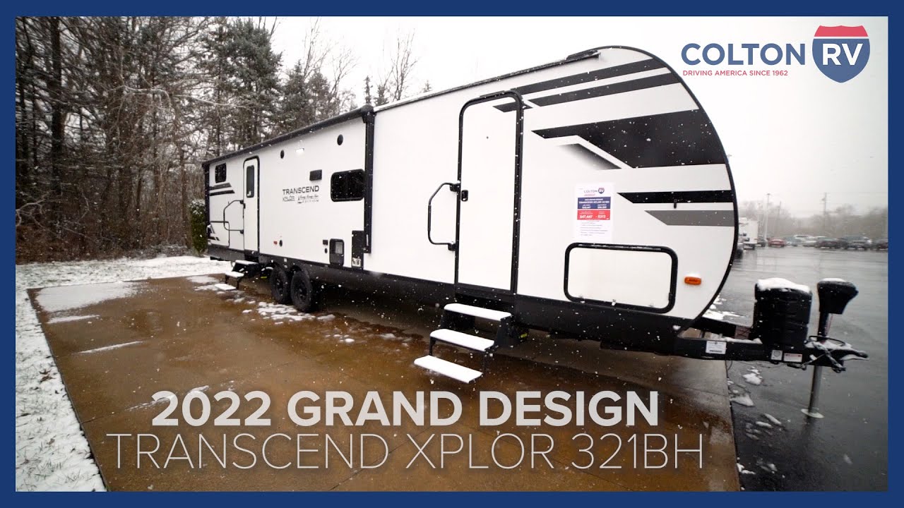Tour the 2022 Grand Design Transcend Xplor 321BH Travel Trailer - YouTube