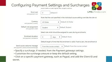 How can I set up payment for Moodle Courses?