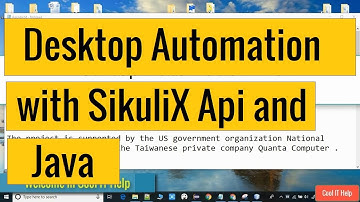Desktop Automation | Introduction of Sikulix Api with java in eclipse