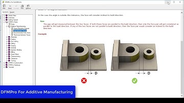 DFMPro For SOLIDWORKS Additive Manufacturing Demo