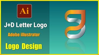 Design A Creative Logo In Adobe Illustrator Jd Letter Logo Speed Art