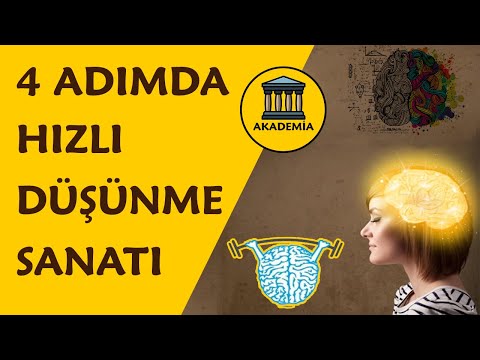 4 Adımda Hızlı Düşünme Sanatı | Akademia