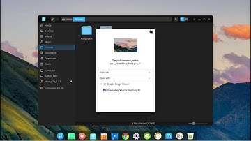 Deepin File Manager 1.7 Dark Theme and Tags