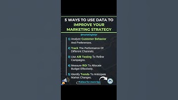 5 Data-Driven Strategies to Improve Your Marketing | Marketing Helper #marketingstrategy #marketing