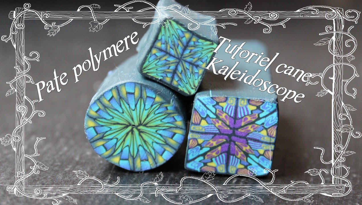 [♥ Tuto Fimo cane Kaléidoscope ♥] [♥ Polymer Clay Tutorial