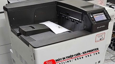 RICOH SP C830DN - Chuyên in Decal, Tem nhãn, Phong bì, Thiệp cưới...
