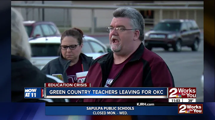 Hundreds of local teachers bused to OKC on day three of walkout