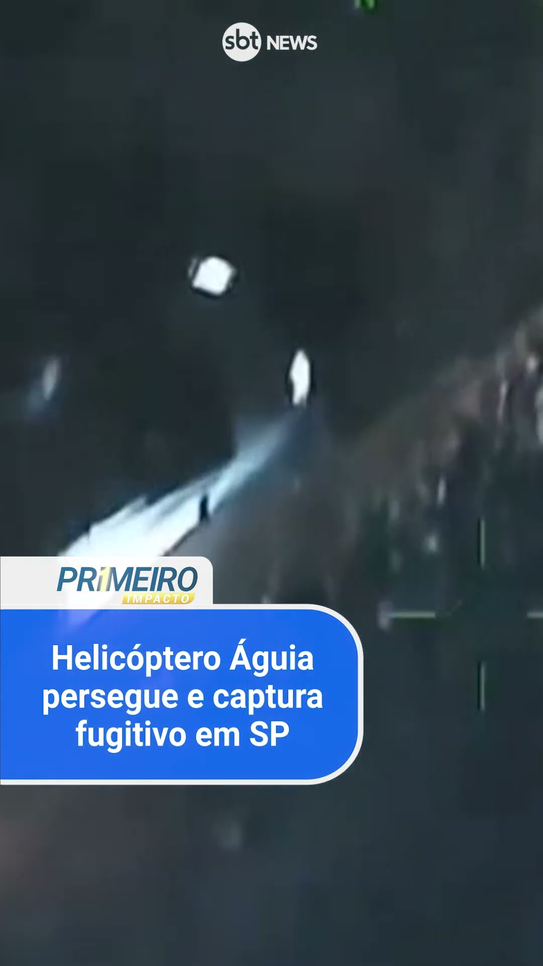 Helicóptero Águia persegue e captura fugitivo em SP | Primeiro Impacto (31/12/24)