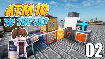 ATM10 To The Sky EP 2 Lava and Stone Generators!