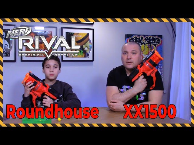 Lançador Nerf Rival Roundhouse xx-1500 Arma Tambor Giratório