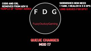 Neverwinter - Queue changes for Mod 17