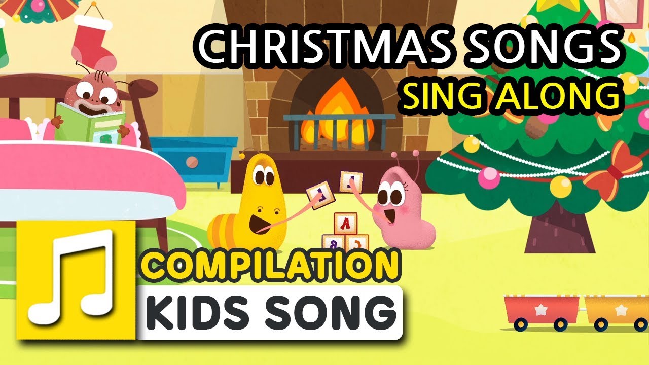 CHRISTMAS SONGS FOR KIDS | SING ALONG | KARAOKE | LARVA KIDS