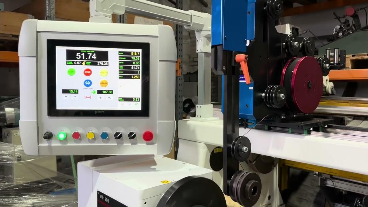 WT1200 with Integrated Closed Loop Tensioner & Guide System - YouTube