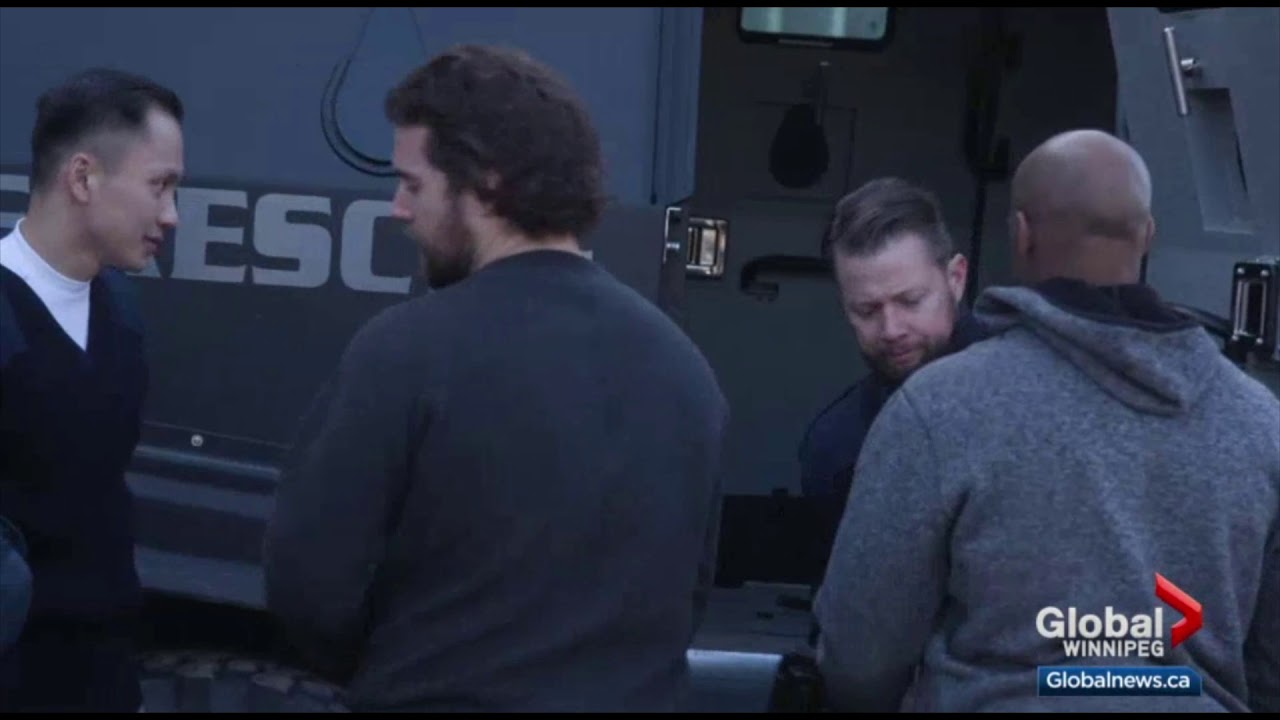 City of Winnipeg police vehicles used in movie production