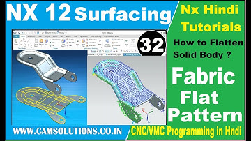 Siemens Nx 12 Surface Modeling Tutorials | Fabric Flat Pattern Surface Nx 12