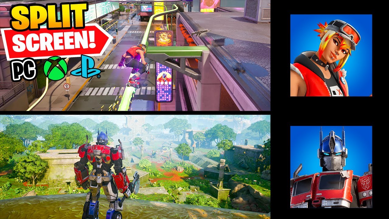 Double trouble! Here's how to Play Fortnite on split screen with