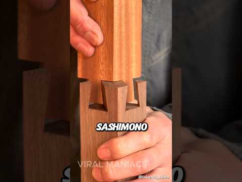 These wood joints are incredible - Japan