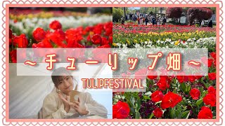 チューリップ畑に癒された日*..*【vlog】TULIPFESTIVAL あけぼの山農業公園