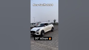 new swift 2024 20 inch alloy wheels 🛞#modified #trending #subscribe #viral #maruti #swift