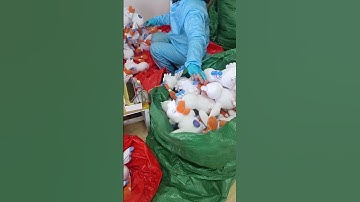qunze toys：Plush toy company factory quality inspection daily #customtoys #manufacturer