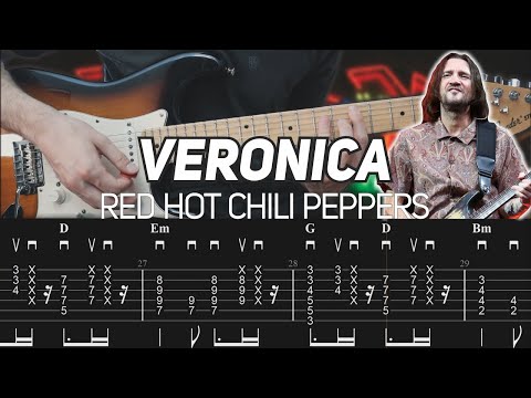 Red Hot Chili Peppers - Veronica (Guitar lesson with TAB)