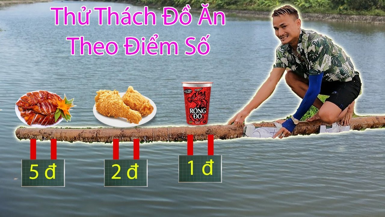 Hưng Troll | Thử Thách Đồ Ăn Theo Điểm Số Tự Chọn Trên Cầu Khỉ Thắng Nhận 500$