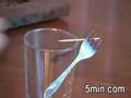 How to balance two forks on a toothpick