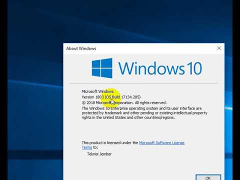 [Winver] Cara Melihat Versi Windows di Laptop dan PC