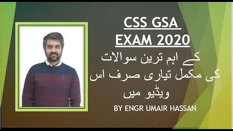 Css GSA MOST CHALLENGING QUESTIONS FOR 2020 PREPARATION(recommended for o levels)