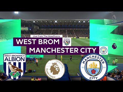 FIFA 21 | West Brom vs Manchester City | Premier League 2020/21| Match week 20 | Full Gameplay