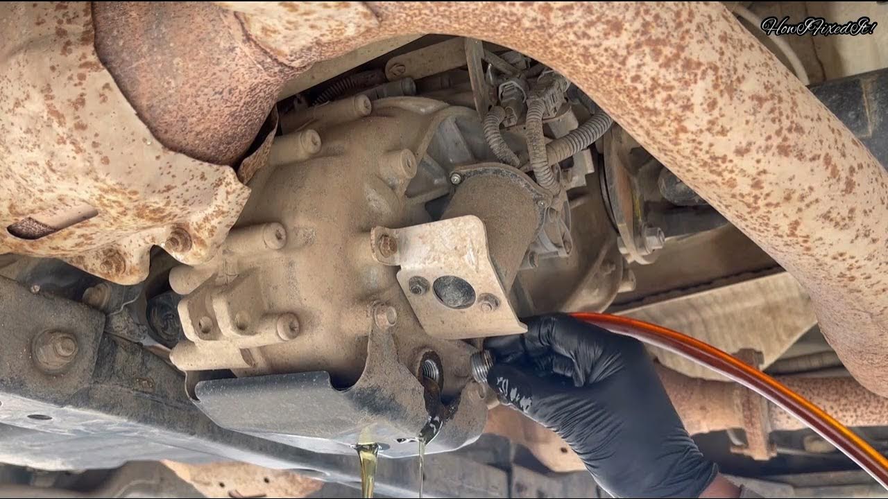 How To Drain And Fill Transfer Case Fluid Tundra/2012 Toyota Tundra