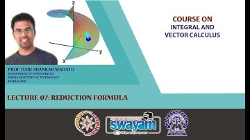 Lecture 07 : Reduction formula