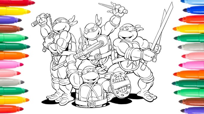 Desenho de Raphael Ninja Turtles pintado e colorido por Usuário não  registrado o dia 24 de Março do 2017
