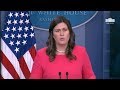 6/5/18: White House Press Briefing