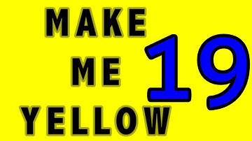 Make Me Yellow Level 19 Walkthrough Answer Riddle App Gameplay Video