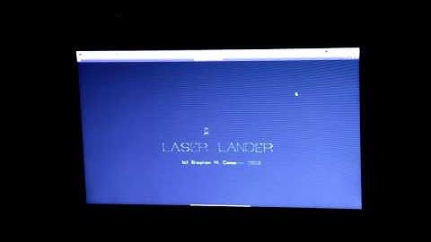 laser-lander openlase video game