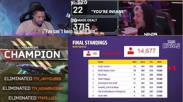 How DIZZY Went from only 50 viewers to OVER 10K  CARRYING NINJA in FIRST Apex Legends TOURNAMENT!