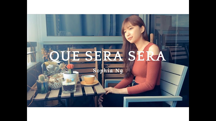 Que Sera, Sera Cover version - Cover performance video thumbnail