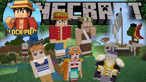 BLOCK PIECE v1. One piece mod minecraft , introducing BLOCK PIECE 