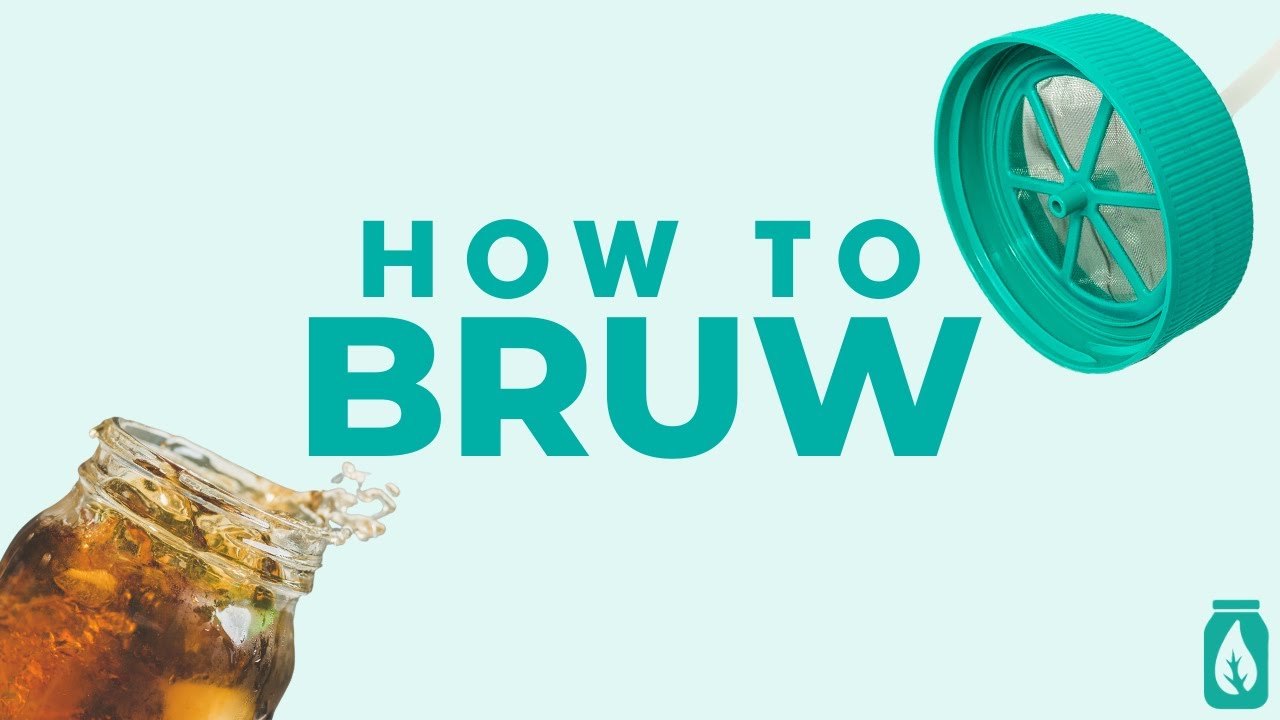 Bruw Mason Jar Cold Brew Filter as seen on Shark Tank