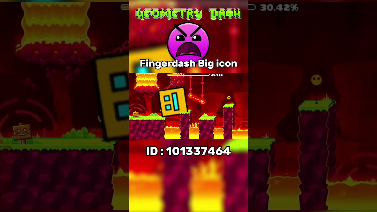 Fingerdash Big icon in Geometry Dash 