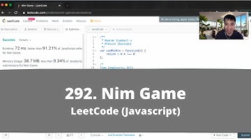 How to Solve "292 Nim Game" on LeetCode? - Javascript