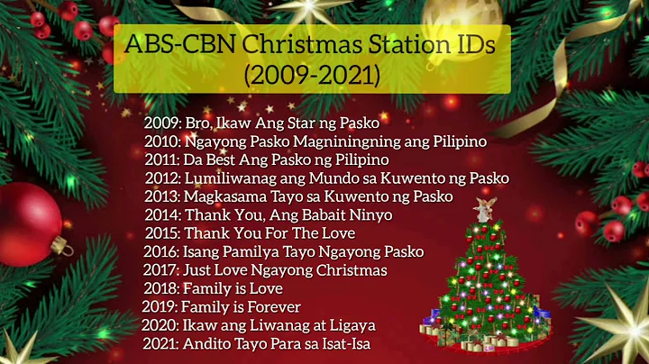 ABS-CBN Christmas Station IDs (2009-2021) 🎄🎄