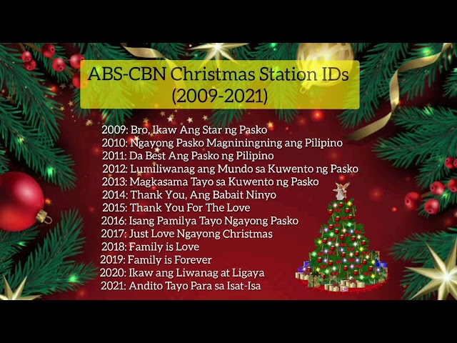 ABS-CBN Christmas Station IDs (2009-2021) 🎄🎄 class=