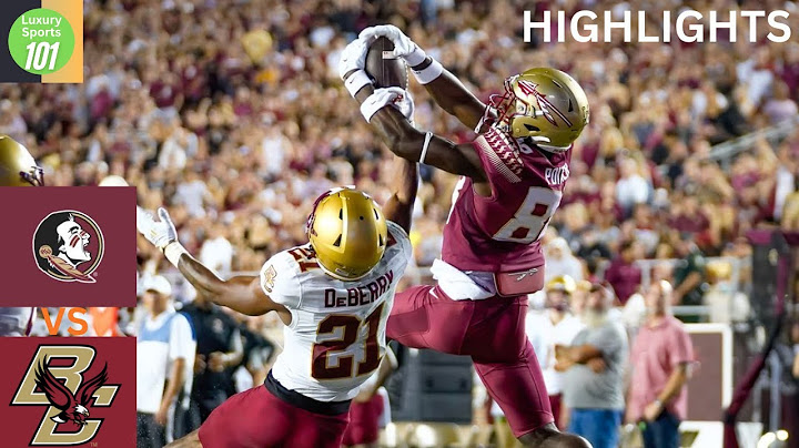 Florida State Seminoles vs Boston College Eagles Full Game Highlights College Football Highlights