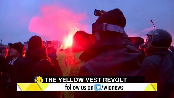 9th weekend of Yellow Vest protests; Water cannon, arrests and tear gas