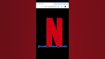 Netflix Intro Animation | HTML CSS