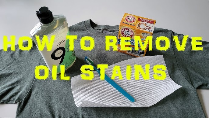 How to Get Oil Stains Out of Clothes — Remove Grease and Oil from Fabric