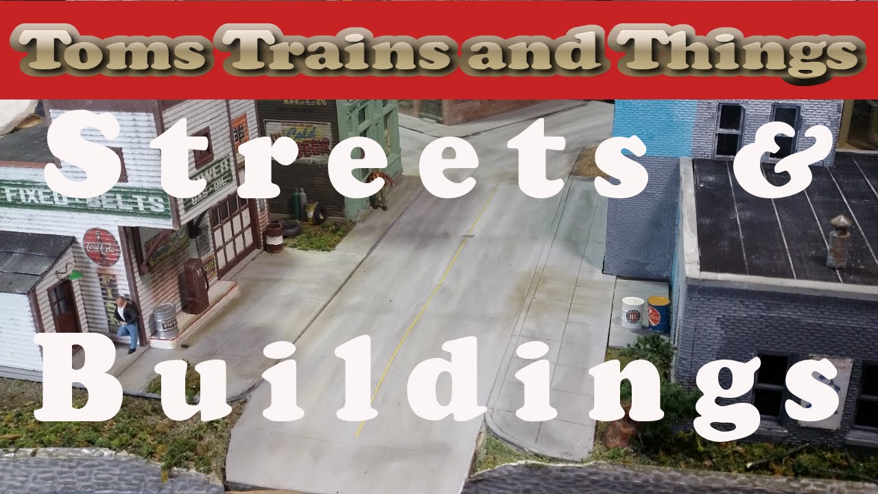 Model Railroad Streets & Sidewalks & Structures YouTube